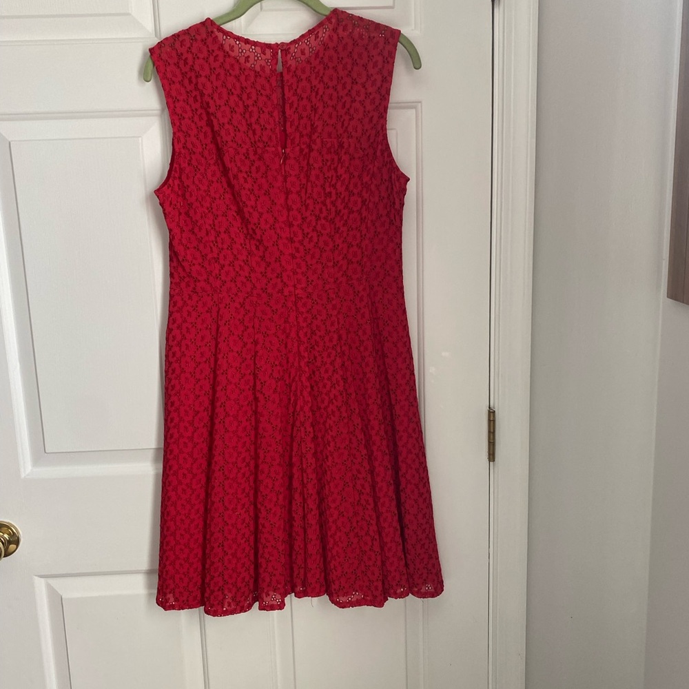 Nanette Lepore Elegant Red Lace Dress